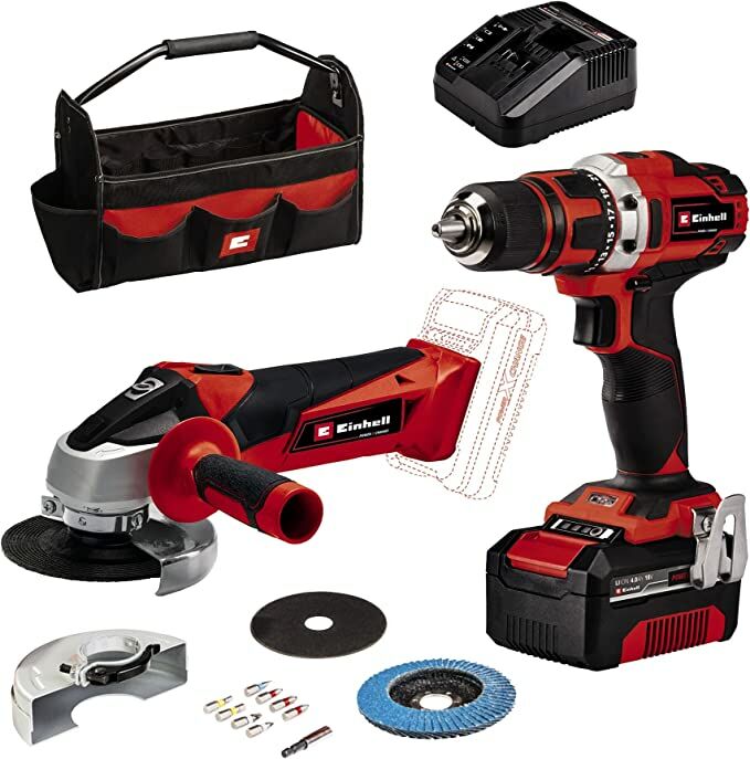 Einhell TE-TK 18/2 Li Kit (CD+AG) Akülü Kombo Set