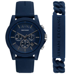 Armani Exchange AX7128 Erkek Set Kol Saati ve Bileklik