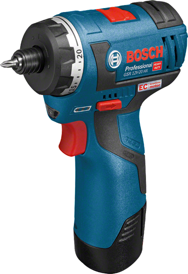 Bosch Gsr 12v-20 Hx Çift Akülü Vidalama Makinesi