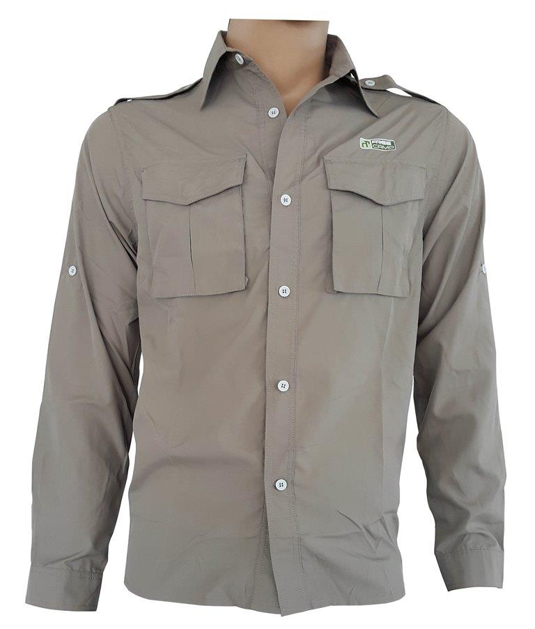 FreeCamp Arizona Erkek Gömlek-BEJ