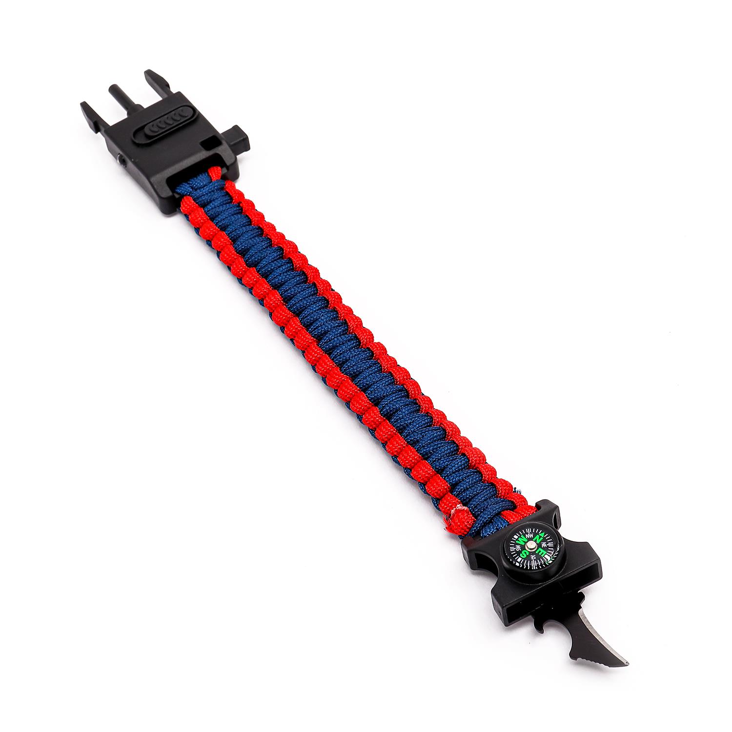 FreeCamp Halti Pusulalı Paracord-KIRMIZI