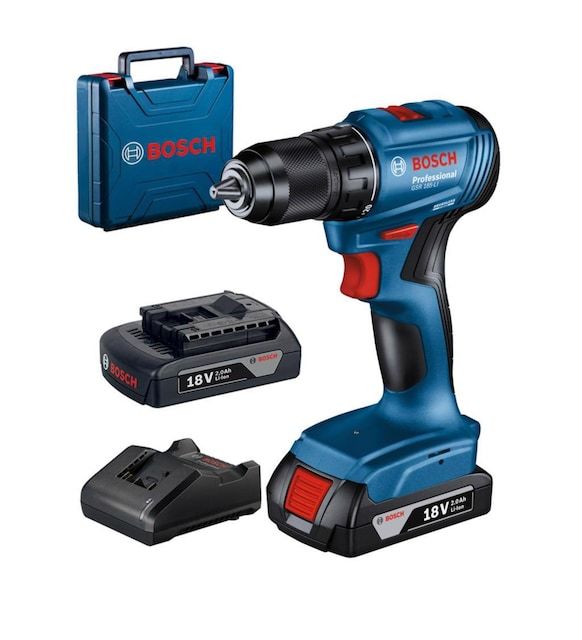 Bosch GSR 185 Li Çift Akülü Vidalama Makinesi