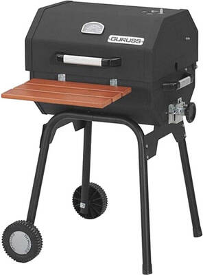 Guruss CG-050 Kömürlü Barbekü Mangal Tam Set Siyah