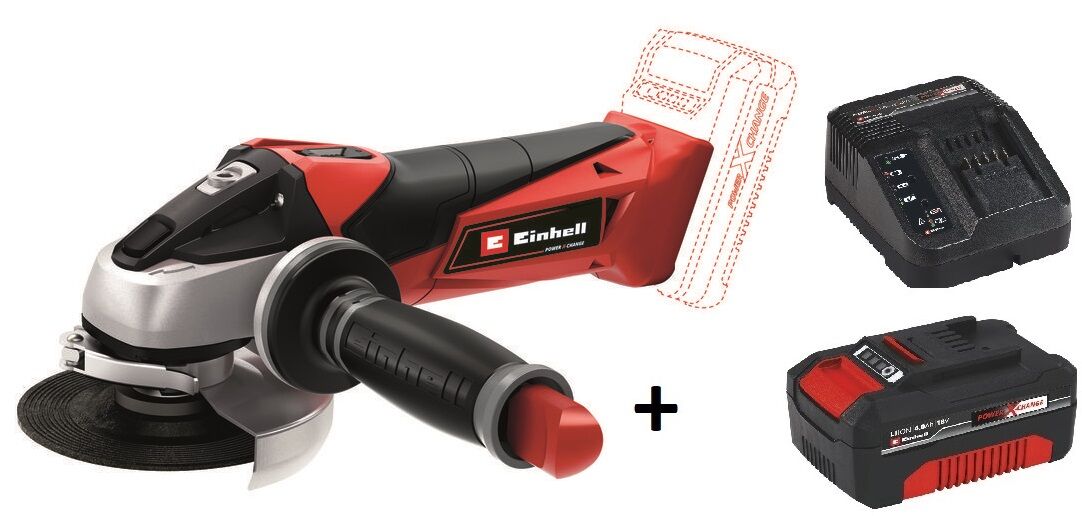 Einhell TE-AG 18/115 Li 4 Ah Akülü Avuç Taşlama