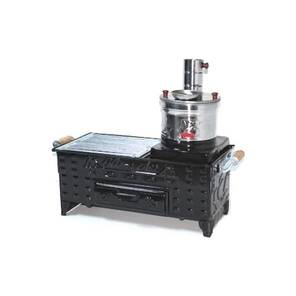 Isıser Semaverli Mangal 12 Mangal Büyük Boy Mangal Kömürlü