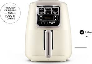 Karaca Air Pro Cook XL 2 in 1 Konuşan Airfryer iconic beige