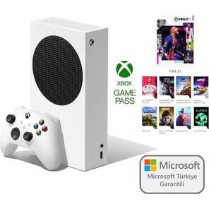 Microsoft Xbox Series S 512 GB SSD Oyun Konsol + 1 Kol Beyaz + 1 Yıl Live Gold + Gamepass