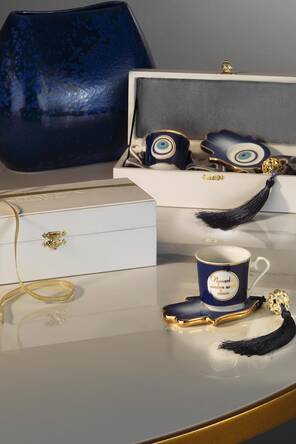 Ömür 2 Parça Tek Kişilik Kahve Takımı Dekor No:382