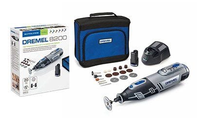 DREMEL 8200 AKÜLÜ EL MOTORU (35 PARÇA AKSESUAR+TAŞIMA ÇANTALI)