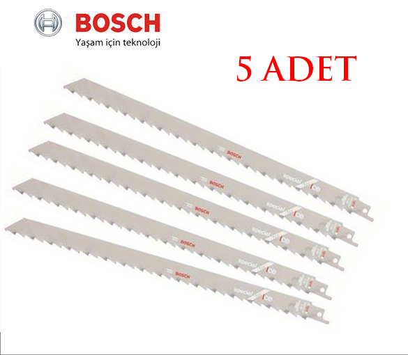 BOSCH S 1211 K ÖZEL ET VE DONMUŞ MALZEMELER İÇİN 5 'Lİ TESTERE BIÇAĞI