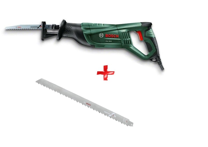 Bosch PSA 700 E Tilki Kuyruklu Testere + Et ve Kemik kesme bıçağı HEDİYE