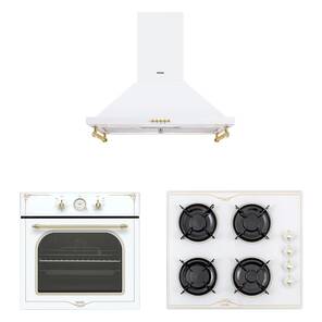 VESTEL Ankastre Beyaz Rustik Set