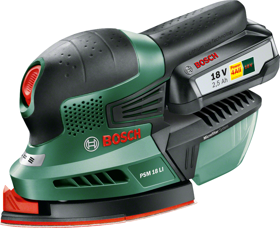 Bosch PSM 18 LI Lityum İyon Akülü Çok Amaçlı Zımpara