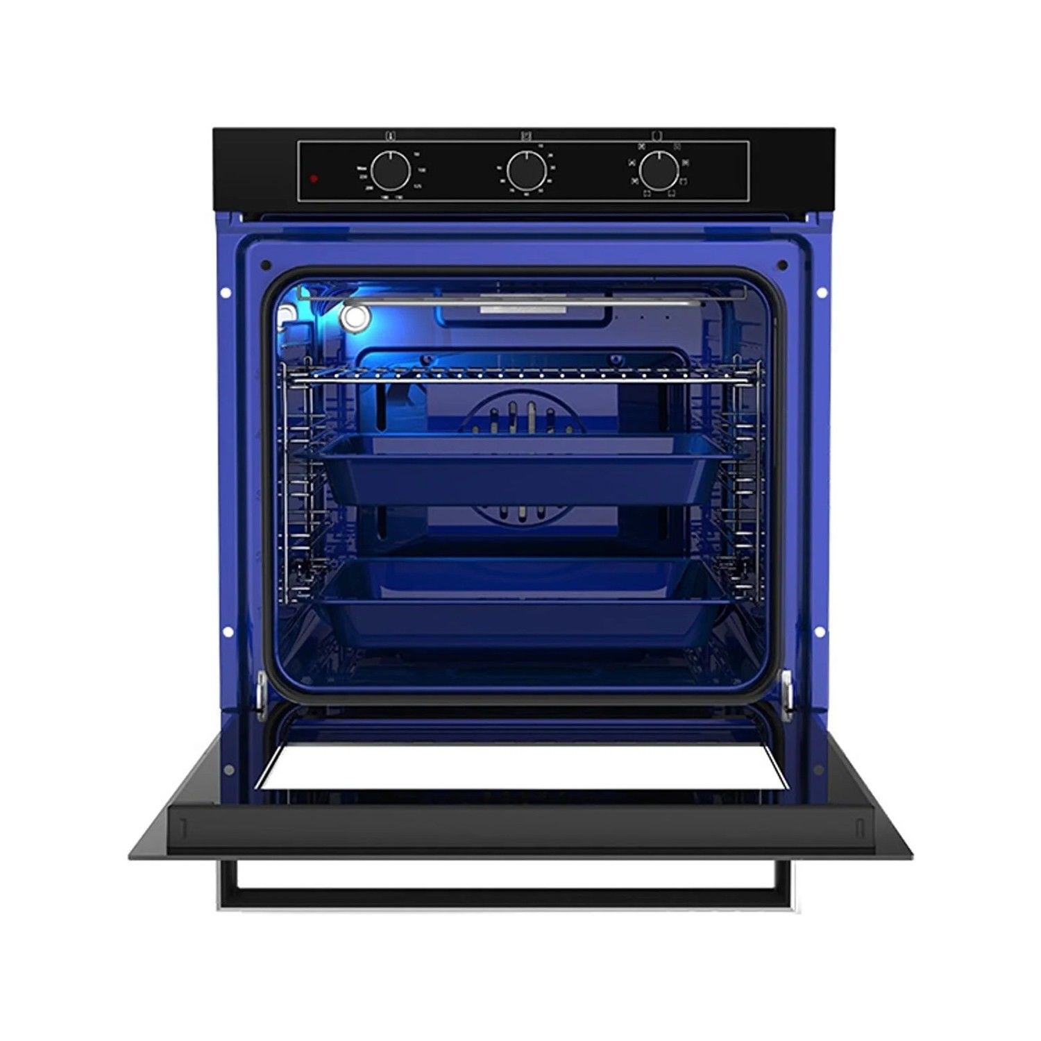 Luxell Süper Kristal Siyah Ankastre Set