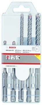 Bosch Plus-5 SDS-Plus Matkap Uç Seti 5 Parça