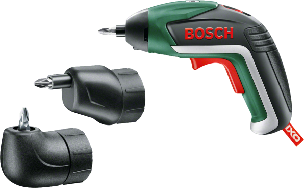 Bosch IXO V Lİ-İON Akülü Vidalama +Full Set – eksantrik adaptör + köşe mandreni