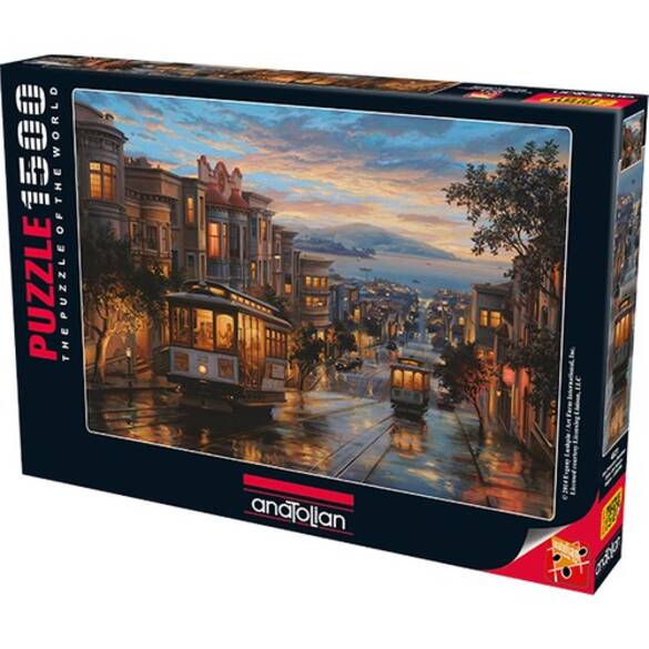 Anatolian 1500 Parçalık Puzzle / San Francisco Sokakları