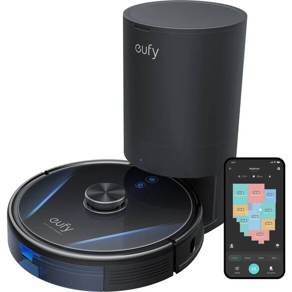 ANKER Eufy RoboVac LR30 Hybrid+ Akıllı Robot Süpürge Siyah T2181
