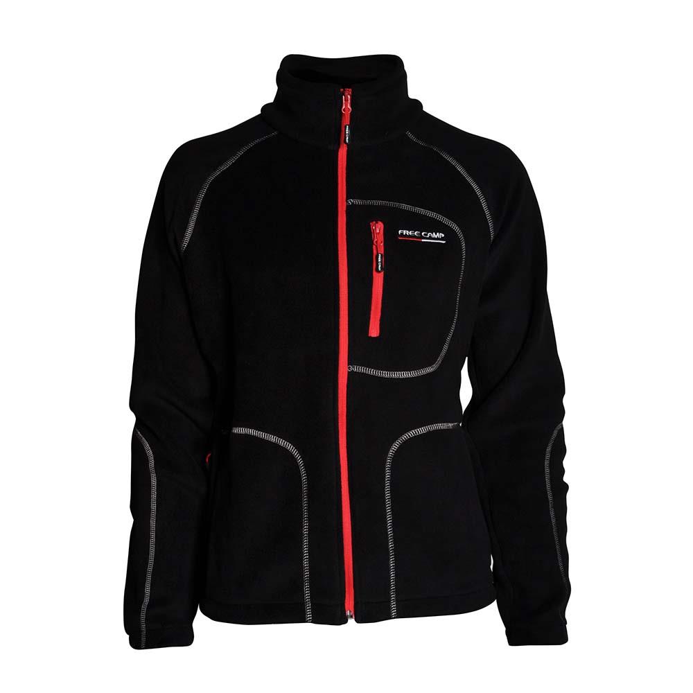 FreeCamp Man Full Zipper Fleece Polar-SİYAH