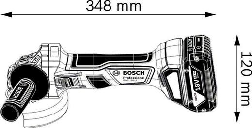 Bosch GWS 180-LI Tek Akülü Taşlama 4 Ah