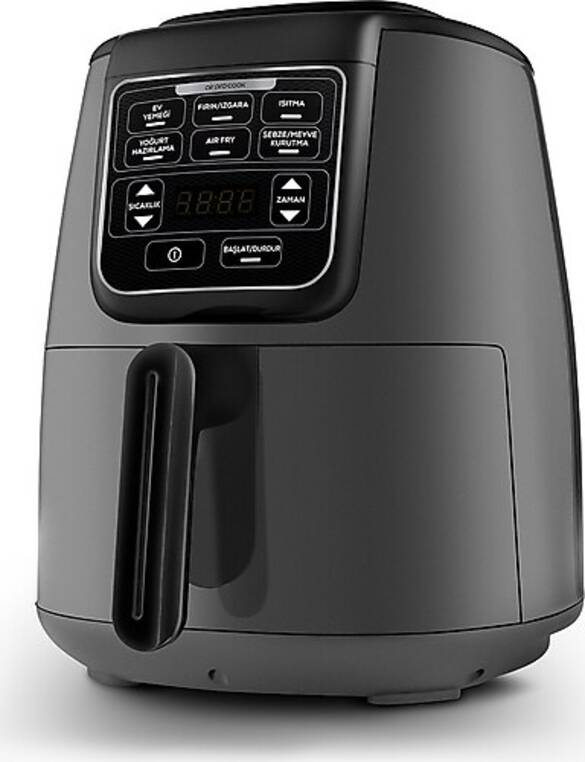 Karaca Air Pro Cook XL 2 in 1 Konuşan Airfryer Space Gray