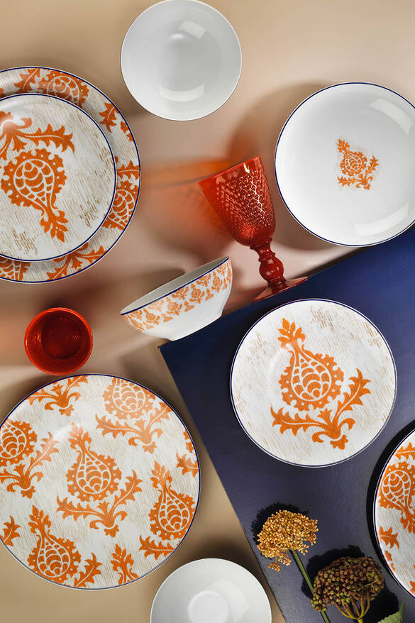 Kütahya Porselen Zeugma 24 Parça 6 Kişilik Yemek Takımı