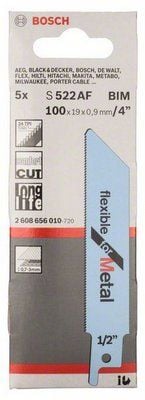 BOSCH S 522 AF FLEXİBLE FOR METAL 5'Lİ