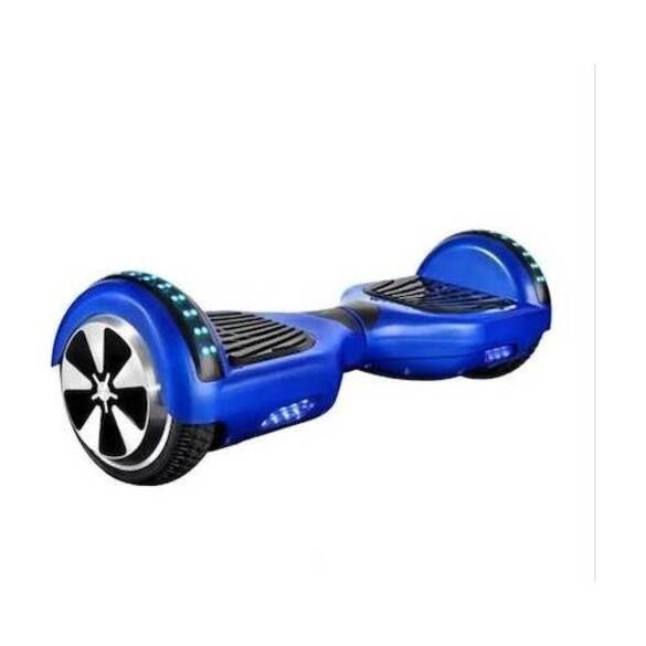Smart Balance Elektrikli Kaykay Hoverboard 6.5 Inch Otomatik Dengeli LED Işıklı Mavi