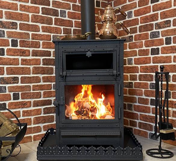 Soba Fırınlı Lüks Şömine