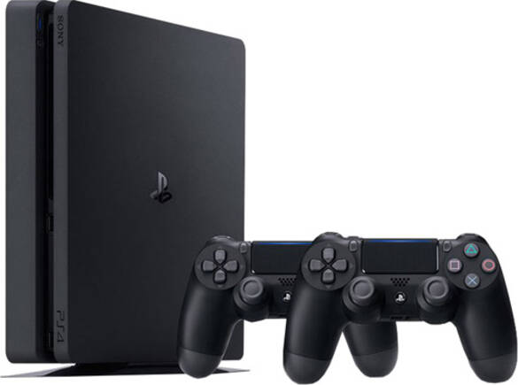Sony Playstation 4 Slim 1 Tb - Türkçe Menü + 2. Ps4 Kol