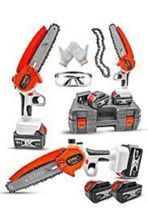 Staxx Power 21V 3AH Çift Akülü 15 cm Pala Dal Budama Bıçkı Makinası 