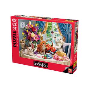 Anatolian 260 Parçalık Puzzle / Enerjik Kediler - Kod 3336