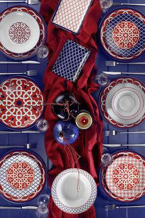 Kütahya Porselen Selçuklu 30 Parça 6 Kişilik Yemek Takımı