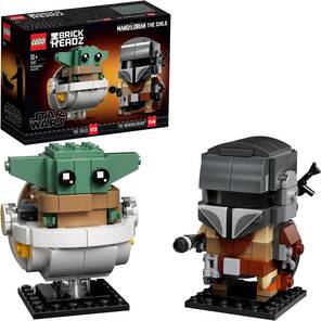 LEGO® BrickHeadz™ Star Wars™ The Mandalorian™ & The Child 75317 - Koleksiyonluk ve Sergilenebilir Yapım Seti (295 Parça)