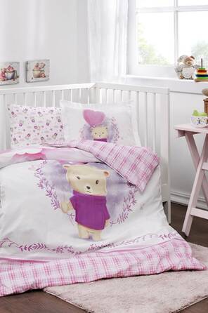 Özdilek Baby King Bebek Nevresim Takımı PEMBE