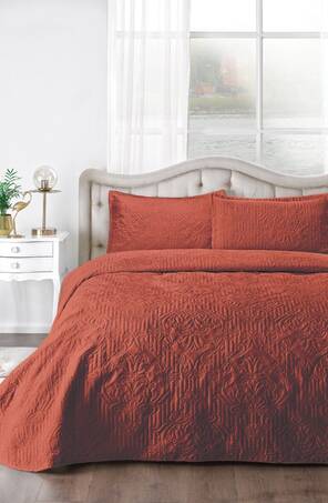 Özdilek Flair Çift Kişilik Yatak Örtüsü 230x250 KİREMİT