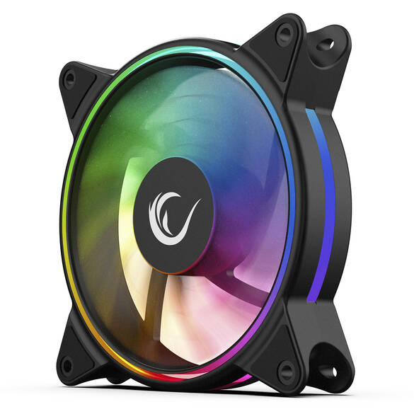 Rampage RB-K8 3*12cm ARGB Fan + Kumanda 1200RPM Gaming Oyuncu Kasa Fan Kiti
