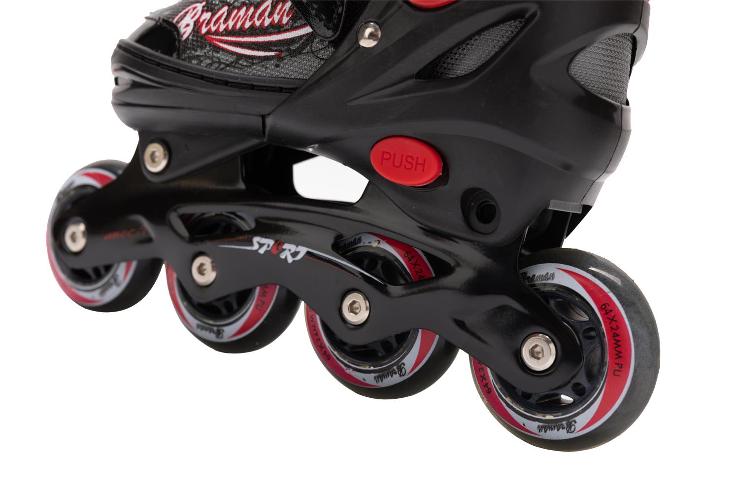 Xslide Inline Super Paten-KIRMIZI